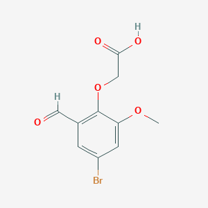 (4-Bromo-2-formyl-6-methoxyphenoxy)acetic acid
