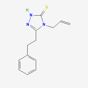 molecular formula C13H15N3S B1333924 4-allyl-5-(2-phenylethyl)-4H-1,2,4-triazole-3-thiol CAS No. 590376-39-9