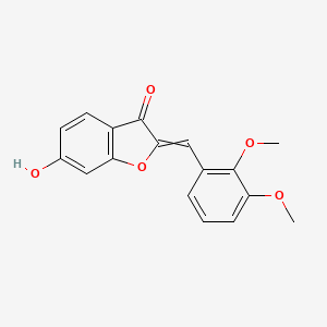 3(2H)-Benzofuranone, 2-[(2,3-dimethoxyphenyl)methylene]-6-hydroxy-