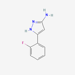 5-(2-fluorophenyl)-1H-pyrazol-3-amine
