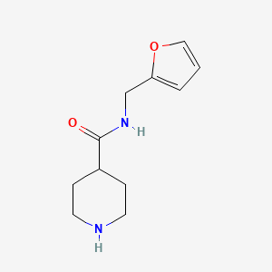 molecular formula C11H16N2O2 B1333961 N-(2-furylmethyl)piperidine-4-carboxamide CAS No. 429633-39-6