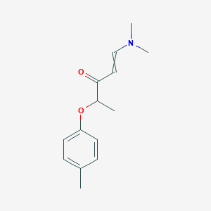 1-(Dimethylamino)-4-(4-methylphenoxy)pent-1-en-3-one