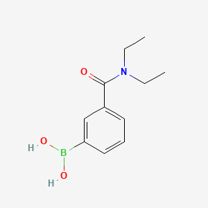 molecular formula C11H16BNO3 B1333974 3-(N,N-Diethylaminocarbonyl)phenylboronic acid CAS No. 237413-05-7