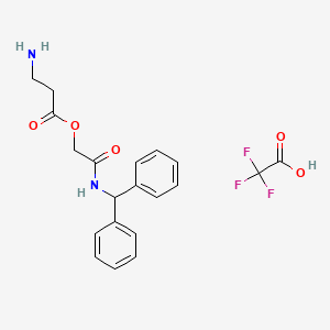 beta-Alanine diphenylmethylamineacetoxy ester trifluoroacetate salt