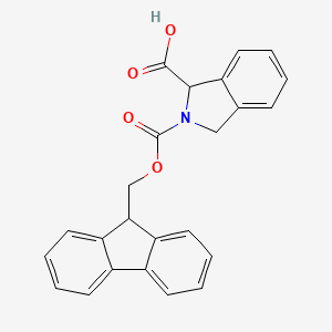 2-(9H-fluoren-9-ylmethoxycarbonyl)-1,3-dihydroisoindole-1-carboxylic Acid