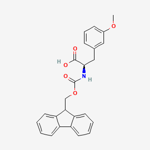 molecular formula C25H23NO5 B1334007 Fmoc-D-phe(3-ome)-OH CAS No. 917099-04-8