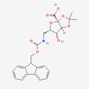 (3aR,5S,6R,6aS)-5-[(9H-fluoren-9-ylmethoxycarbonylamino)methyl]-6-hydroxy-2,2-dimethyl-6,6a-dihydro-5H-furo[2,3-d][1,3]dioxole-3a-carboxylic acid