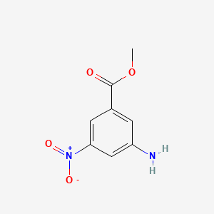 molecular formula C8H8N2O4 B1334038 Methyl 3-amino-5-nitrobenzoate CAS No. 23218-93-1