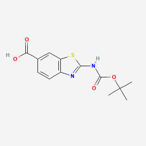 2-((Tert-butoxycarbonyl)amino)benzo[d]thiazole-6-carboxylic acid