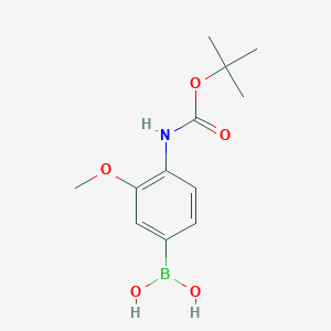 4-n-Boc-amino-3-methoxy-phenylboronic acid