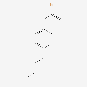 molecular formula C13H17B B1334058 2-溴-3-(4-正丁基苯基)-1-丙烯 CAS No. 842124-28-1