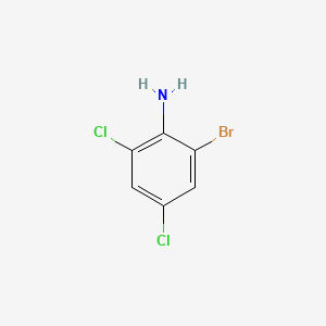 molecular formula C6H4BrCl2N B1334061 2-Bromo-4,6-dichloroaniline CAS No. 697-86-9
