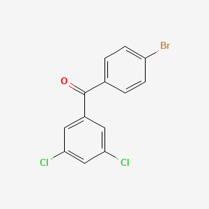 molecular formula C13H7BrCl2O B1334064 4-Bromo-3',5'-dichlorobenzophenone CAS No. 844879-09-0