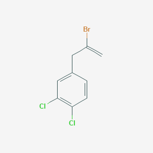 molecular formula C9H7BrCl2 B1334065 2-Bromo-3-(3,4-dichlorophenyl)-1-propene CAS No. 842140-32-3