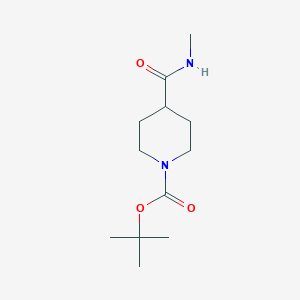 molecular formula C12H22N2O3 B1334089 Tert-butyl 4-(methylcarbamoyl)piperidine-1-carboxylate CAS No. 544696-01-7