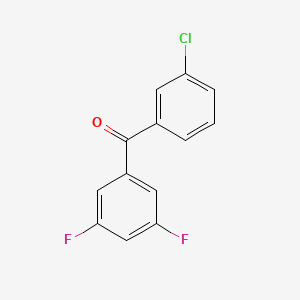 3-Chloro-3',5'-difluorobenzophenone