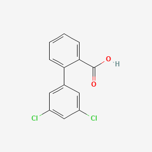 molecular formula C13H8Cl2O2 B1334099 2-(3,5-dichlorophenyl)benzoic Acid CAS No. 669713-82-0
