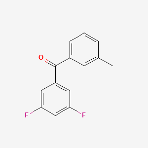 3,5-Difluoro-3'-methylbenzophenone