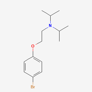 molecular formula C14H22BrNO B1334116 4-[2-N,N-Diisopropylamino-ethoxy]phenylbromide CAS No. 187663-88-3