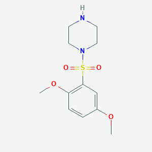 molecular formula C12H18N2O4S B1334117 1-[(2,5-Dimethoxyphenyl)sulfonyl]piperazine CAS No. 524711-13-5