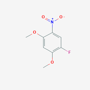 molecular formula C8H8FNO4 B1334119 1-Fluoro-2,4-dimethoxy-5-nitrobenzene CAS No. 195136-62-0