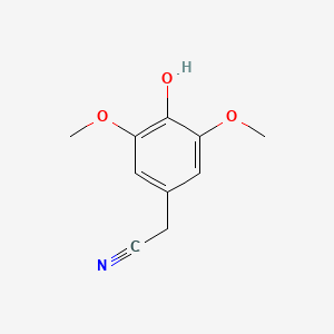 molecular formula C10H11NO3 B1334121 2-(4-羟基-3,5-二甲氧基苯基)乙腈 CAS No. 42973-55-7
