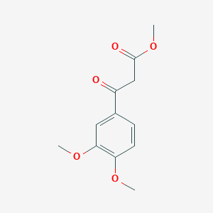 molecular formula C12H14O5 B1334122 Methyl 3-(3,4-dimethoxyphenyl)-3-oxopropanoate CAS No. 74053-93-3