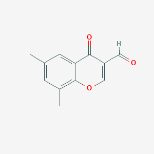 molecular formula C12H10O3 B1334124 6,8-Dimethyl-3-formylchromone CAS No. 42059-75-6
