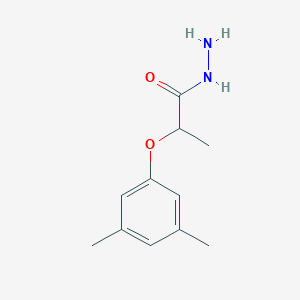 molecular formula C11H16N2O2 B1334125 2-(3,5-Dimethylphenoxy)propanohydrazide CAS No. 587852-62-8