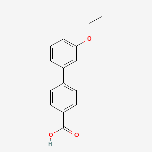 molecular formula C15H14O3 B1334131 4-(3-ethoxyphenyl)benzoic Acid CAS No. 202208-73-9