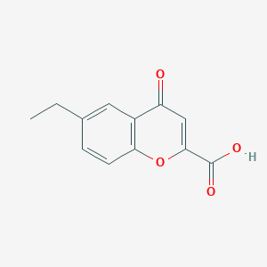 molecular formula C12H10O4 B1334138 6-Ethylchromone-2-carboxylic acid CAS No. 5527-91-3