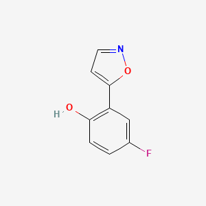 4-Fluoro-2-(5-isoxazolyl)phenol