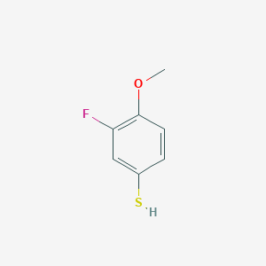 molecular formula C7H7FOS B1334152 3-Fluoro-4-methoxythiophenol CAS No. 89818-27-9