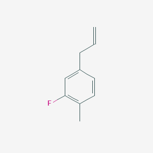 molecular formula C10H11F B1334155 3-(3-Fluoro-4-methylphenyl)-1-propene CAS No. 842124-26-9