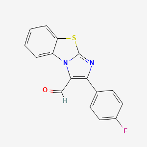 2-(4-Fluorophenyl)imidazo[2,1-b][1,3]benzothiazole-3-carbaldehyde