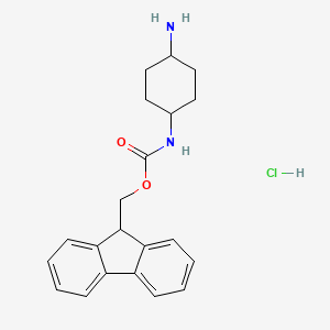 trans-(4-Amino-cyclohexyl)-carbamic acid 9h-fluoren-9-ylmethyl ester hydrochloride