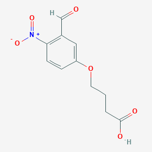 4-(3-Formyl-4-nitro-phenoxy)-butyric acid