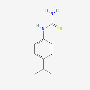 molecular formula C10H14N2S B1334181 1-(4-异丙基苯基)-2-硫脲 CAS No. 65259-91-8