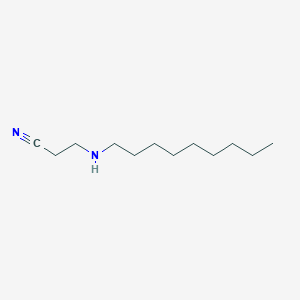 molecular formula C12H24N2 B1334194 3-(Nonylamino)propionitrile CAS No. 91564-96-4