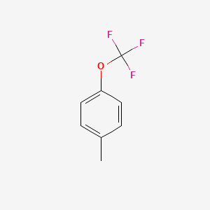 molecular formula C8H7F3O B1334202 1-Methyl-4-(trifluoromethoxy)benzene CAS No. 706-27-4