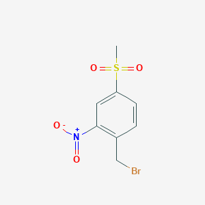 1-(Bromomethyl)-4-(methylsulfonyl)-2-nitrobenzene