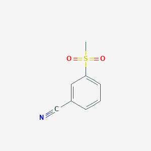 molecular formula C8H7NO2S B1334218 3-(Methylsulfonyl)benzonitrile CAS No. 22821-75-6