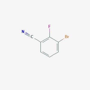 molecular formula C7H3BrFN B1334225 3-Bromo-2-fluorobenzonitrile CAS No. 840481-82-5