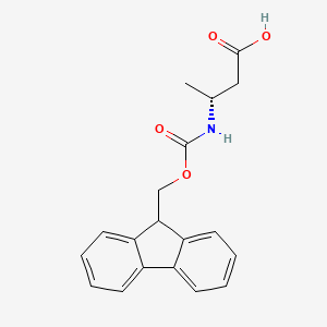 molecular formula C19H19NO4 B1334233 Fmoc-D-beta-homoalanine CAS No. 201864-71-3