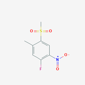 molecular formula C8H8FNO4S B1334238 1-Fluoro-5-methyl-4-(methylsulfonyl)-2-nitrobenzene CAS No. 849035-74-1