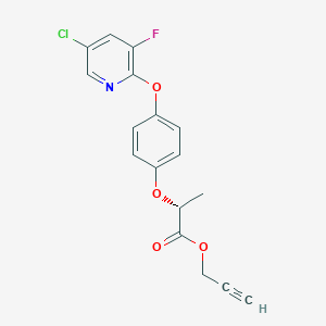 molecular formula C17H13ClFNO4 B133425 Clodinafop-Propargyl CAS No. 105512-06-9