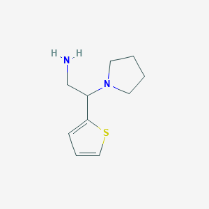 2-Pyrrolidin-1-yl-2-thiophen-2-yl-ethylamine
