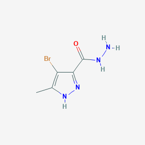 4-bromo-5-methyl-1H-pyrazole-3-carbohydrazide
