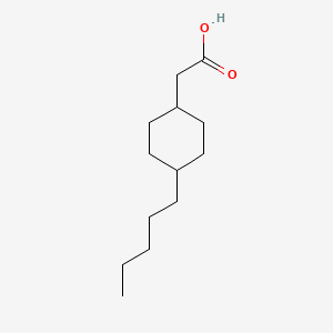 molecular formula C13H24O2 B1334257 2-(4-pentylcyclohexyl)acetic Acid CAS No. 84219-03-4