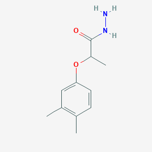 molecular formula C11H16N2O2 B1334280 2-(3,4-Dimethylphenoxy)propanohydrazide CAS No. 438613-32-2